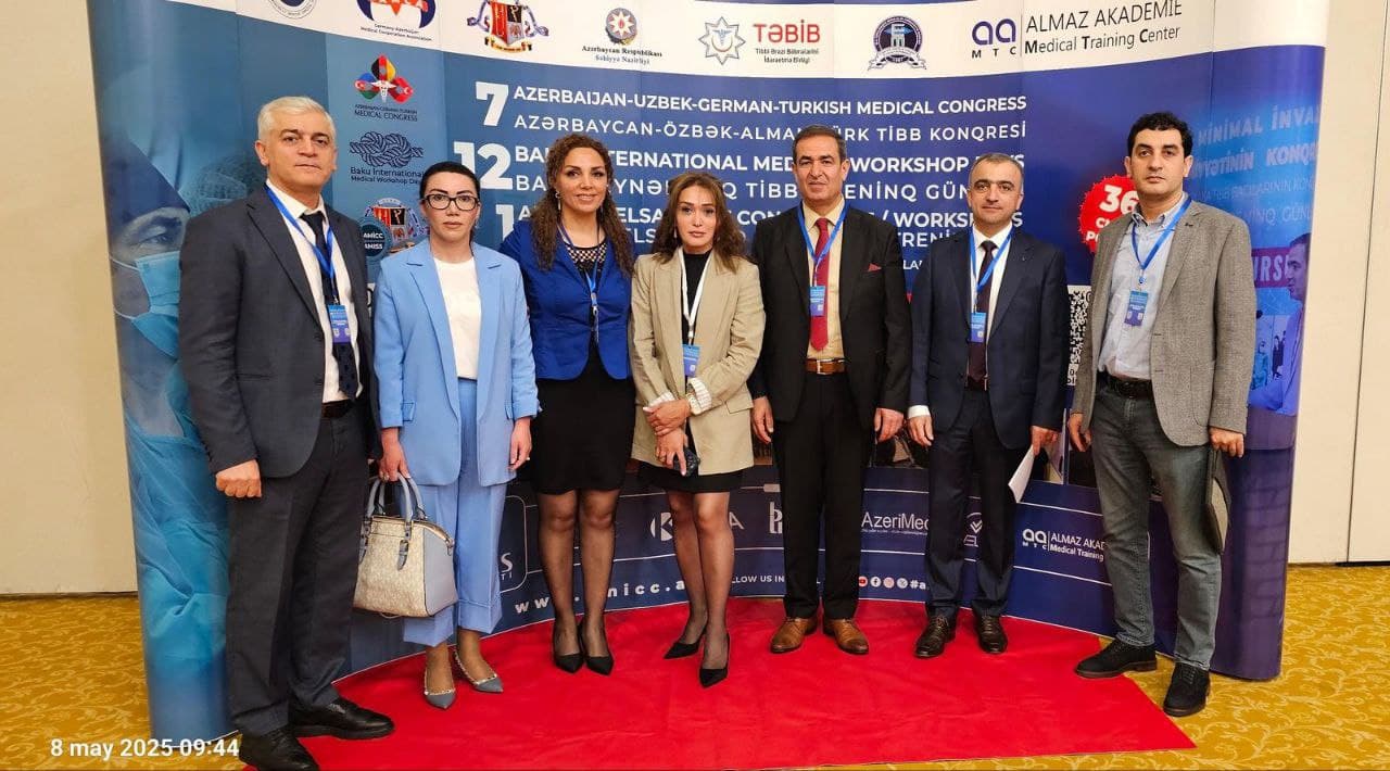 We attended the Azerbaijani-Uzbek-German-Turkish Medical Congress